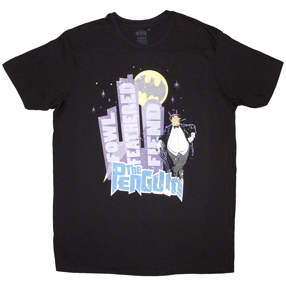 DC Comics Batman - The Penguin Mens T-shirt - Black